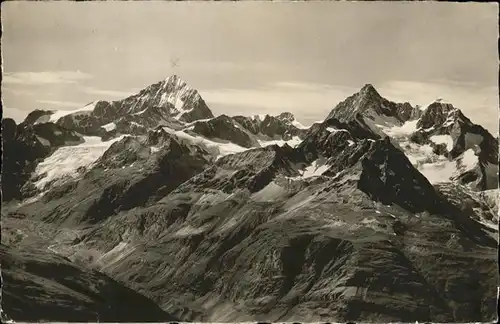 hw00394 Zermatt VS Dent Blanche Obergabelhorn Kategorie. Zermatt Alte Ansichtskarten