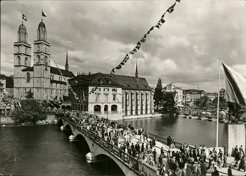 Zuerich Jubilaeumsfeier 2. Juni 1951 / Zuerich /Bz. Zuerich City