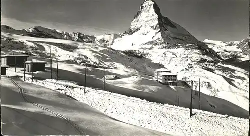 hw01424 Zermatt VS Riffelhaus Kategorie. Zermatt Alte Ansichtskarten