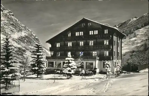hw01494 Zermatt VS Hotel Schoenegg Kategorie. Zermatt Alte Ansichtskarten