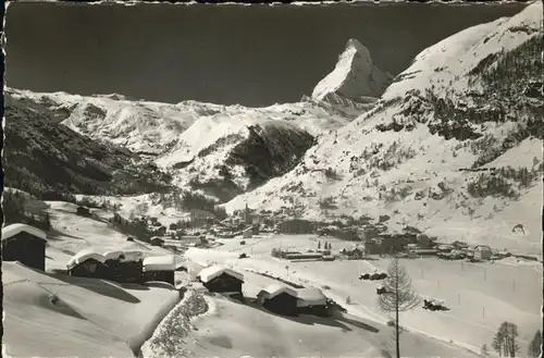 hw01854 Zermatt VS Matterhorn Kategorie. Zermatt Alte Ansichtskarten