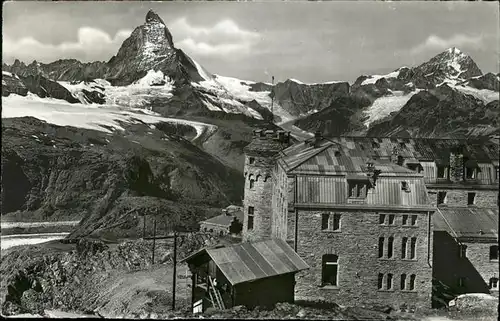 hw02094 Zermatt VS Gornergrat Kulm Hotel Matterhorn Kategorie. Zermatt Alte Ansichtskarten