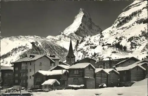 hw02705 Zermatt VS Matterhorn Kategorie. Zermatt Alte Ansichtskarten