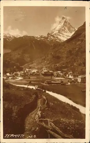 hw02939 Zermatt VS  Kategorie. Zermatt Alte Ansichtskarten