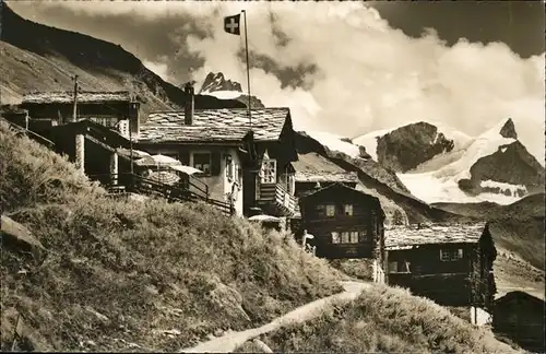 hw03370 Zermatt VS Findeln  Kategorie. Zermatt Alte Ansichtskarten