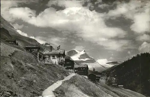 hw03371 Zermatt VS Restaurant Findlerhof Kategorie. Zermatt Alte Ansichtskarten