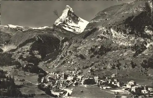 hw03735 Zermatt VS Matterhorn Kategorie. Zermatt Alte Ansichtskarten