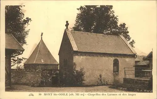 hw05171 Mont-Ste-Odile Mont-Sainte-Odile  Chapelles des Larmes  Kategorie. Rhinau Alte Ansichtskarten