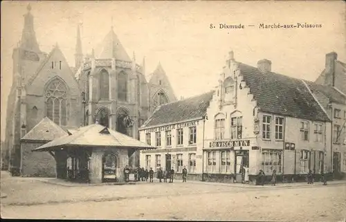 Dixmude West-Vlaanderen Marche aux Poissons