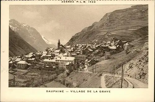 Dauphine Village de la Grave Kat. Dauphin