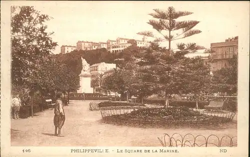 Philippeville Algerien Square Marine