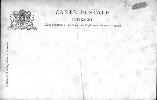 hw11446 Bruxelles Bruessel Bois Camnre Pont rustique Kategorie.  Alte Ansichtskarten