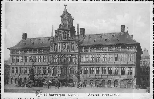 Anvers Antwerpen Hotel de Ville Kat. 