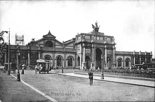 hw11660 Bruxelles Bruessel Gare Midi Kategorie.  Alte Ansichtskarten