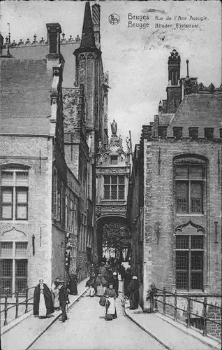 hw11702 Bruges Flandre Rue de l'Ane Aveugle Kategorie.  Alte Ansichtskarten