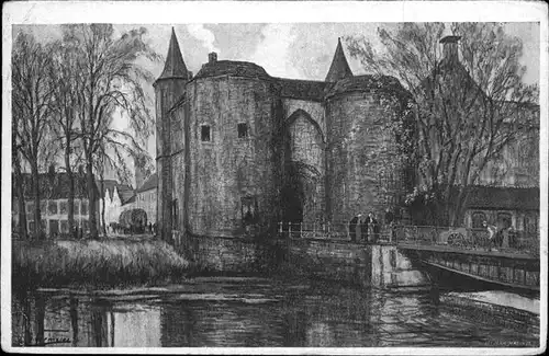 hw11707 Bruges Flandre Porte de Gand Kategorie.  Alte Ansichtskarten