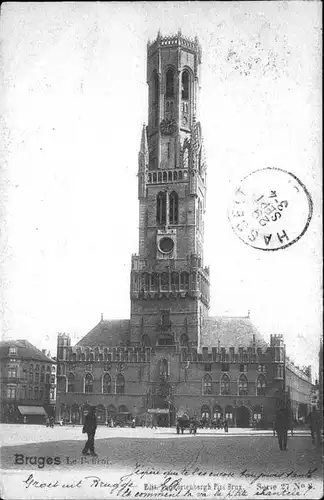 hw11745 Bruges Flandre Beffroi Kategorie.  Alte Ansichtskarten
