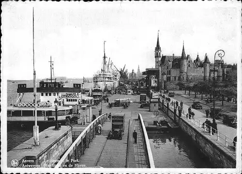 Anvers Antwerpen Le Steen Port Kat. 