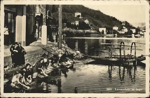 Lavandaie Frauen am See