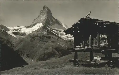 hw13642 Zermatt VS Matterhorn Kategorie. Zermatt Alte Ansichtskarten