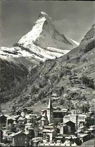 hw13663 Zermatt VS Matterhorn Kategorie. Zermatt Alte Ansichtskarten