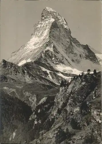hw13936 Zermatt VS Matterhorn Kategorie. Zermatt Alte Ansichtskarten