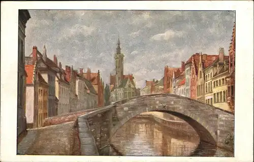 hw14994 Bruges Flandre Pont du Roi Kategorie.  Alte Ansichtskarten