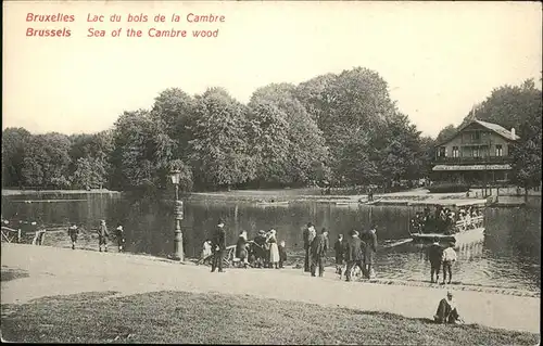 hw15006 Bruxelles Bruessel Lac du bois de la Cambre Kategorie.  Alte Ansichtskarten