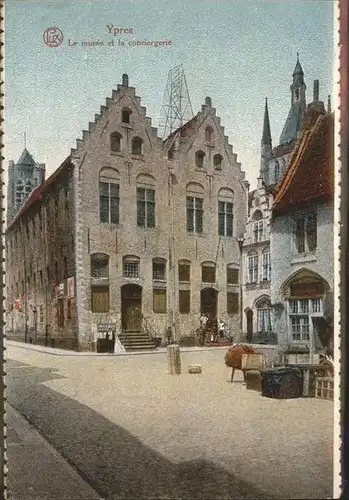 hw15313 Ypres Ypern West Vlaanderen Le musee 
Conciergerie Kategorie.  Alte Ansichtskarten