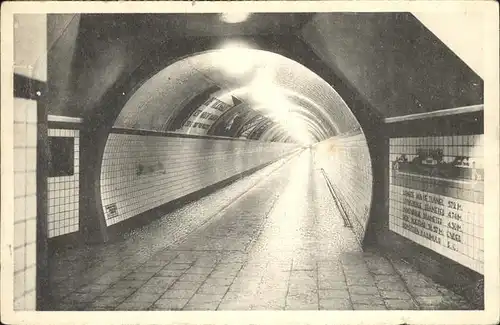 hw15347 Dinant Wallonie Tunnel pour pietons Kategorie. Dinant Alte Ansichtskarten