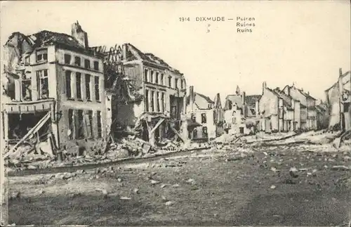 Dixmude West-Vlaanderen Ruines Kat. 