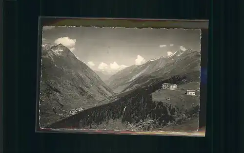 hw17187 Zermatt VS Hotel Riffelalp Kategorie. Zermatt Alte Ansichtskarten