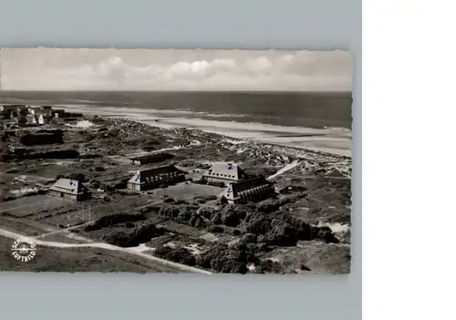 Wangerooge Nordseebad Fliegeraufnahme / Wangerooge /Friesland LKR