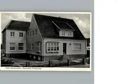 Wangerooge Nordseebad Haus Sonnenschein / Wangerooge /Friesland LKR