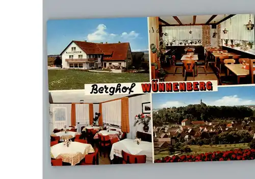 Wuennenberg Gaststaette, Pension Berghof / Bad Wuennenberg /Paderborn LKR