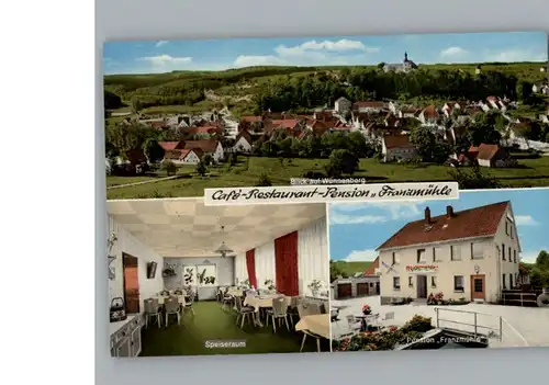 Wuennenberg Cafe, Restaurant, Pension Franzmuehle / Bad Wuennenberg /Paderborn LKR