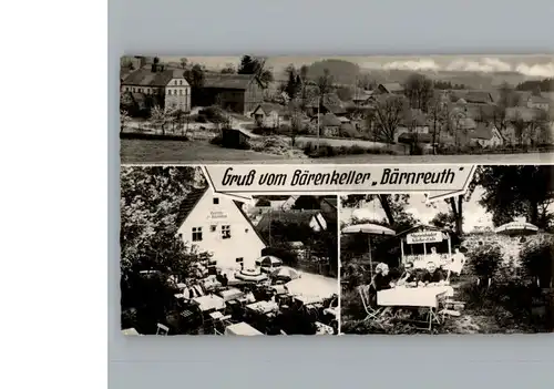 Bad Berneck Gaststaette Baernreuth / Bad Berneck Fichtelgebirge /Bayreuth LKR