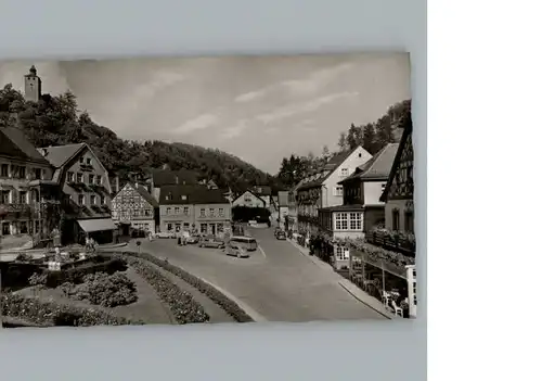 Bad Berneck Marktplatz / Bad Berneck Fichtelgebirge /Bayreuth LKR