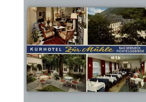 Bad Berneck Hotel Zur Muehle / Bad Berneck Fichtelgebirge /Bayreuth LKR