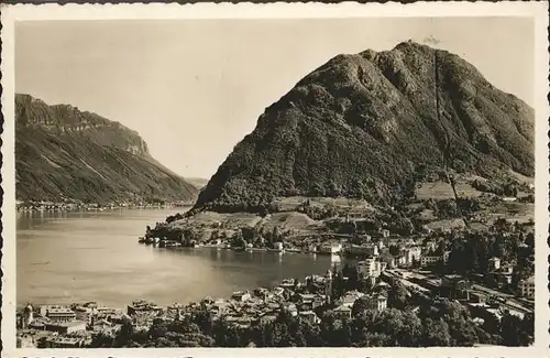 Lago di Lugano col Monte S. Salvatore