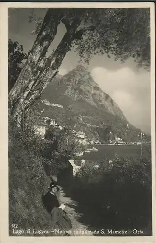 Lago di Lugano Strada S. Mamette Oria