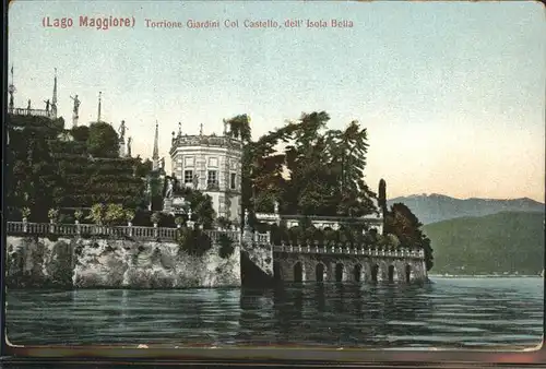 Isola Bella Lago Maggiore Giardini Col Castello