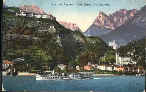 Lago di Lugano San Mamette Castello