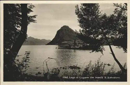 Lago di Lugano col Monte S. Salvatore