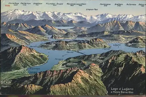 Lago di Lugano Monte Generoso