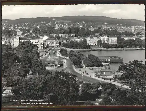 Zuerich Buerkliplatz Qauibruecke Bellevue / Zuerich /Bz. Zuerich City