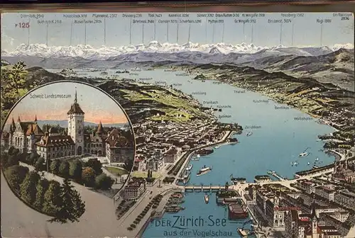 Zuerich See Alpen Bruecke / Zuerich /Bz. Zuerich City