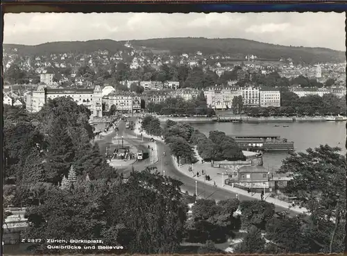 Zuerich Buerkliplatz Quaibruecke Bellevue / Zuerich /Bz. Zuerich City