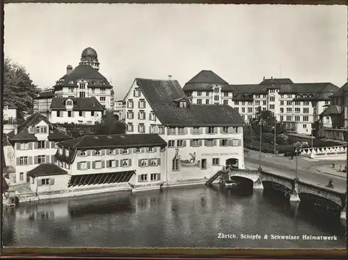 Zuerich Schipfe Schweizer Heimatwerk bruecke / Zuerich /Bz. Zuerich City