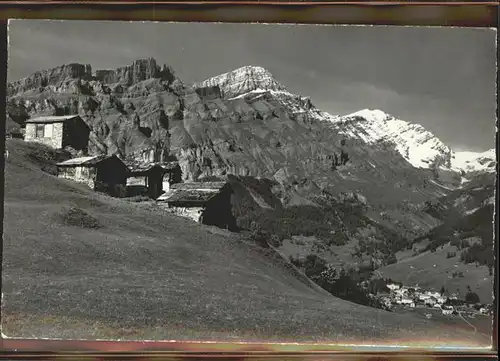 Leukerbad Alpe Pfies Rinderhorn und Balmhorn